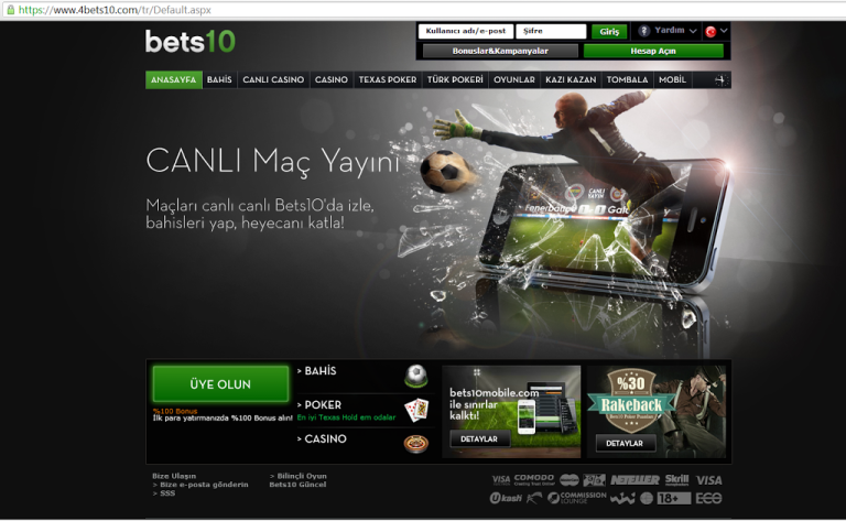 Bets10 artık 4Bets10 oldu, Bets10 Yeni Adresi www.4bets10.com