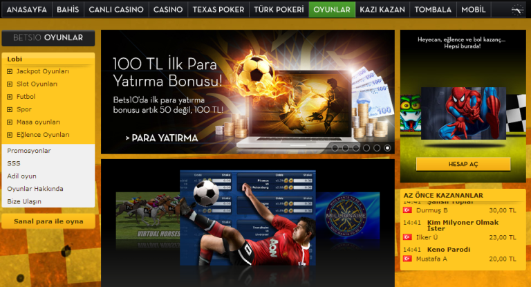 Bets10 Oyunları