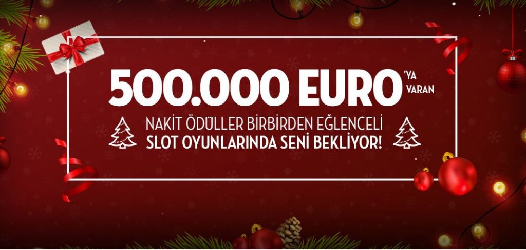 500.000 Euro Nakit Ödül Yeni Yıl Slot Turnuvasında